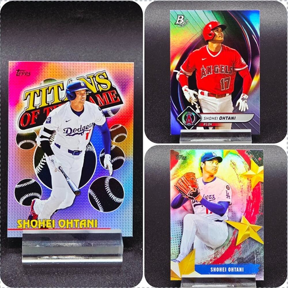 Shohei Ohtani Titans of the Game Bowman Stars MLB Los Angeles Dodgers Star